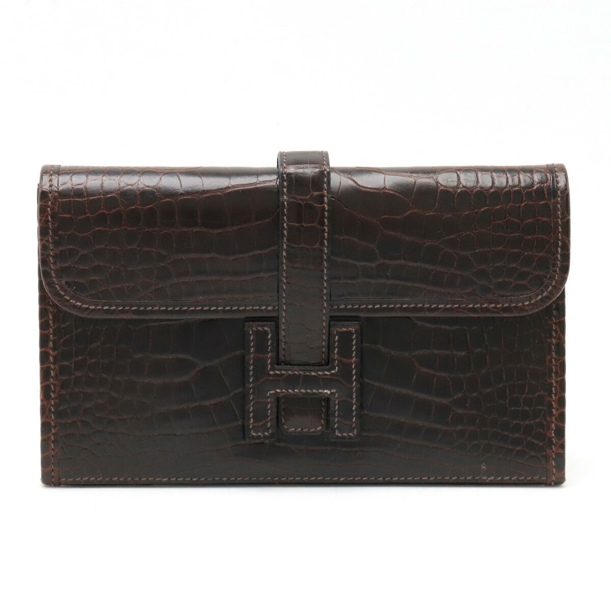 Hermes Alligator Jige Mini Clutch Bag