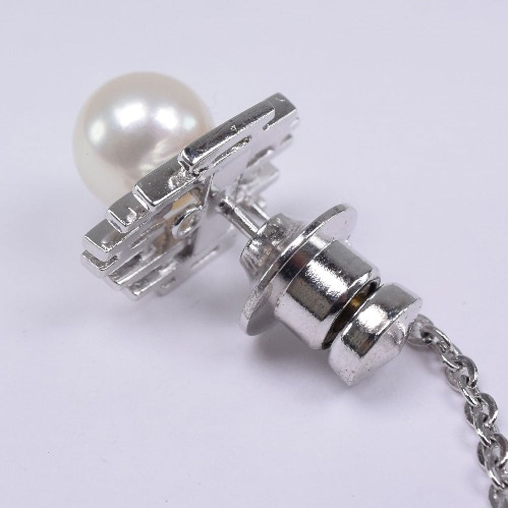 Pearl Tie Pin Pt900 Platinum