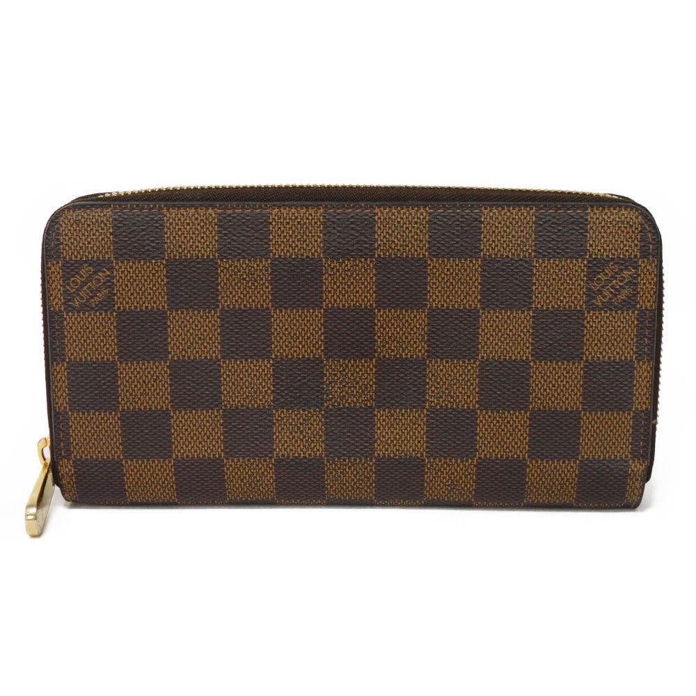 Louis Vuitton Damier Canvas Grain Leather Zippy Wallet