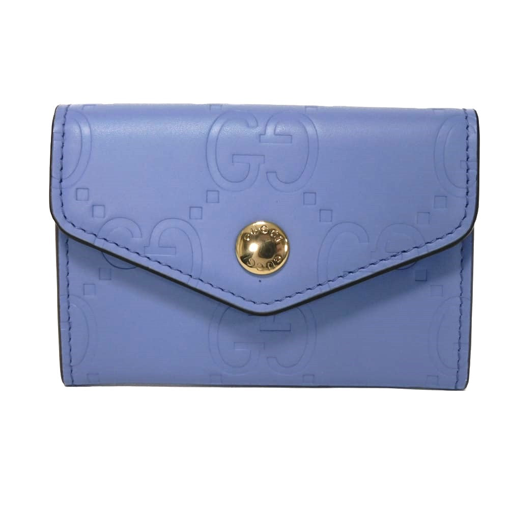 Gucci Jumbo GG Calf Leather Card Case