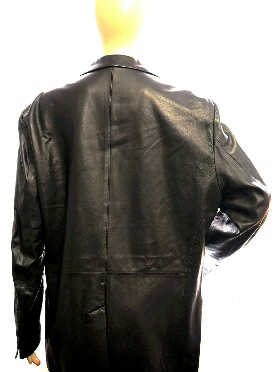 Theory Men's Leather Jacket Black