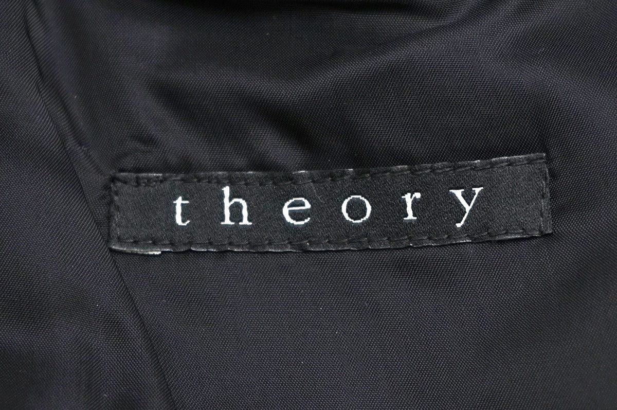 Theory Men's Leather Jacket Black