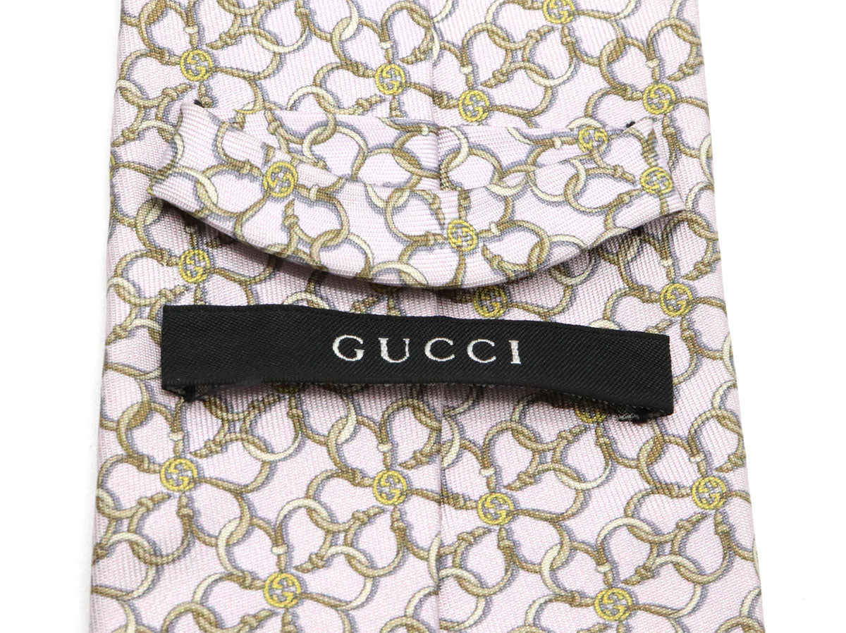 Gucci Silk GG Logo Pattern Tie