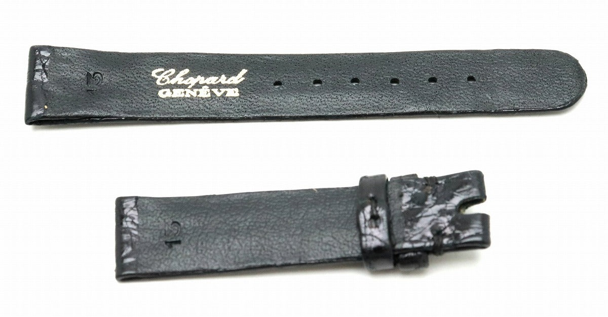 Chopard Crocodile Leather Replacement Belt Black