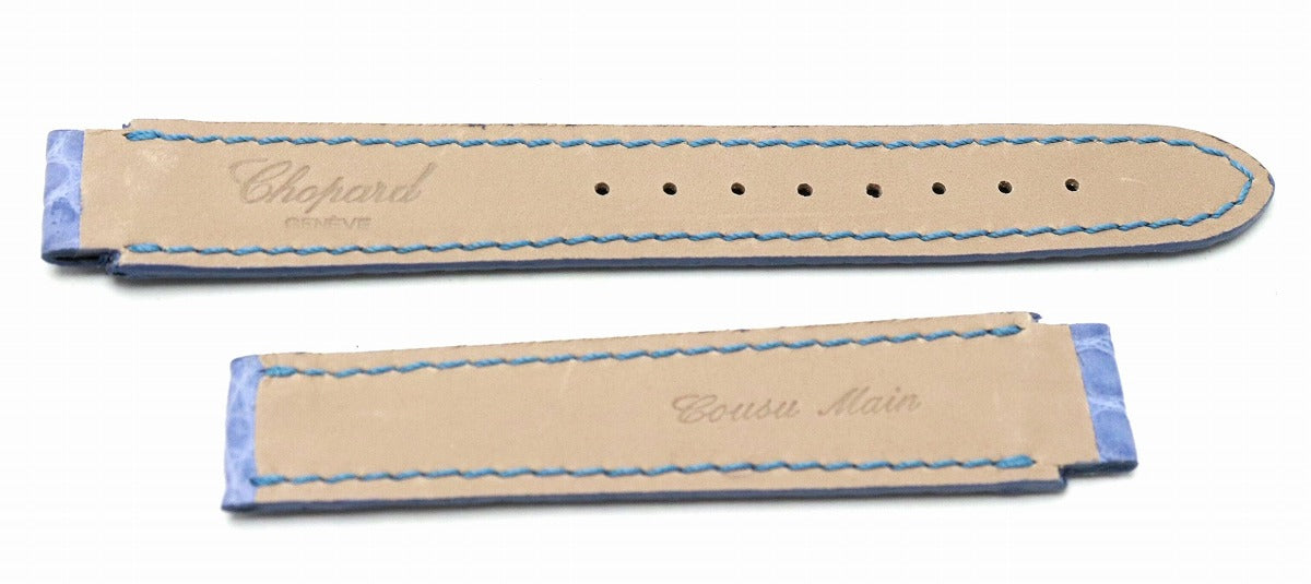 Chopard Crocodile Leather Replacement Belt Blue