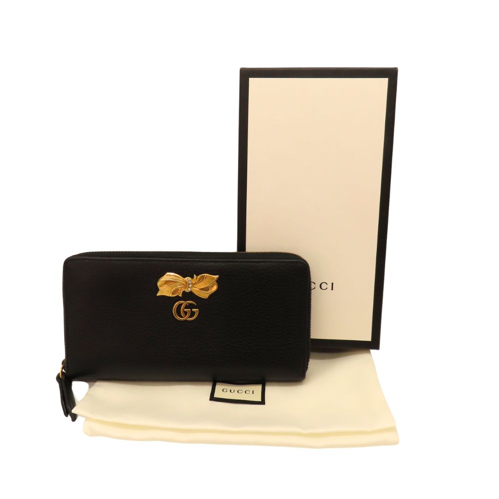 Gucci GG Marmont Zip Wallet Black