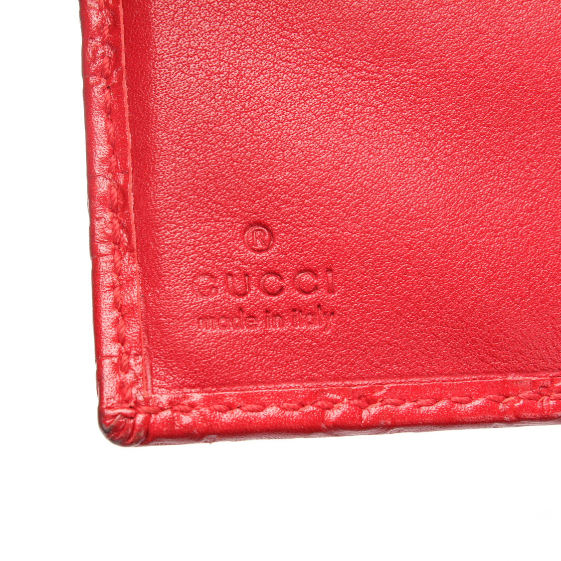 Gucci Microguccissima Leather Bifold Wallet Leather Short Wallet 282579 in Very Good Condition