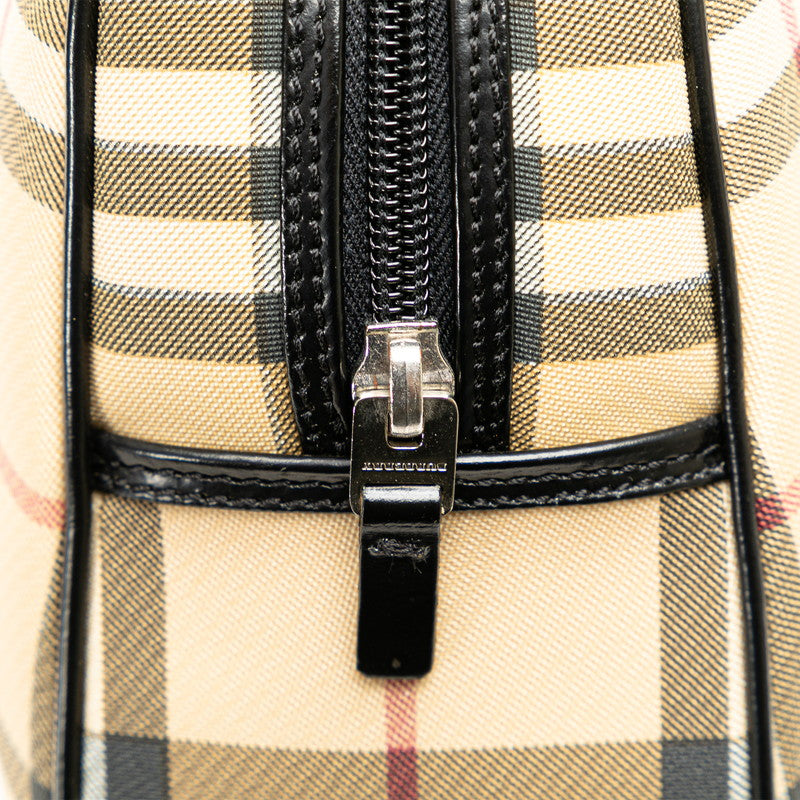 Burberry Nova Check PVC Leather Handbag