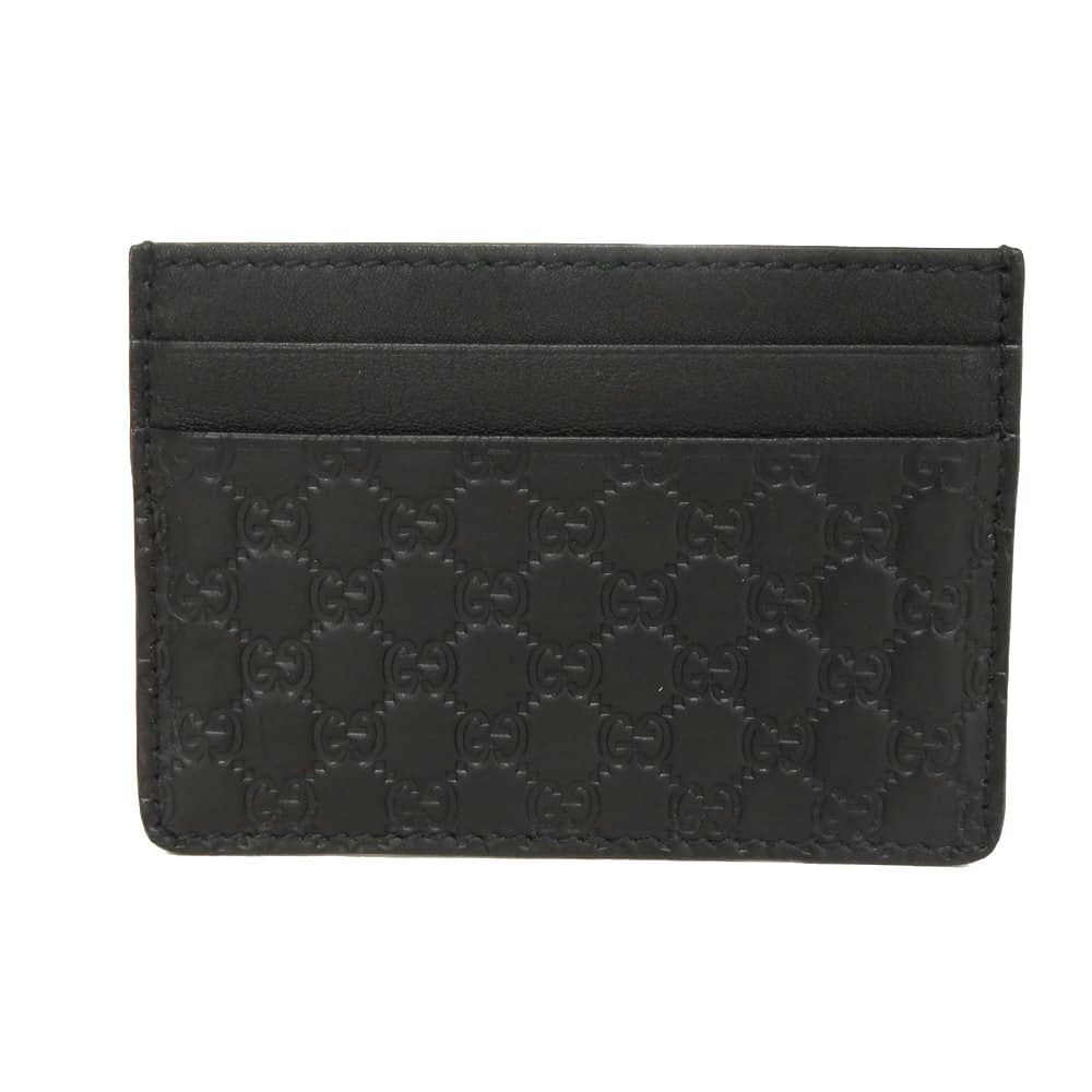 Gucci Micro Guccissima Leather Card Case