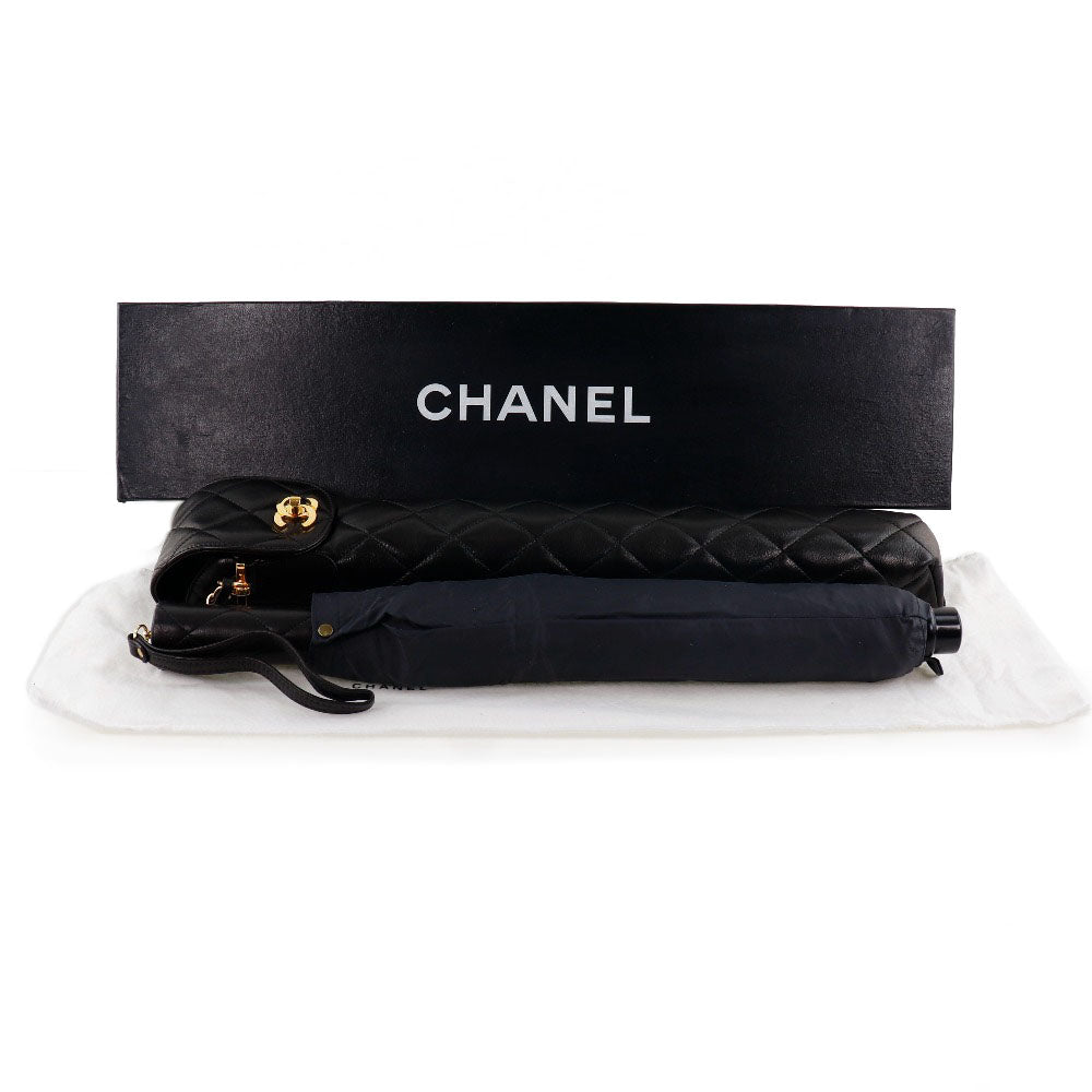 Chanel Matelasse Lambskin Nylon Unisex