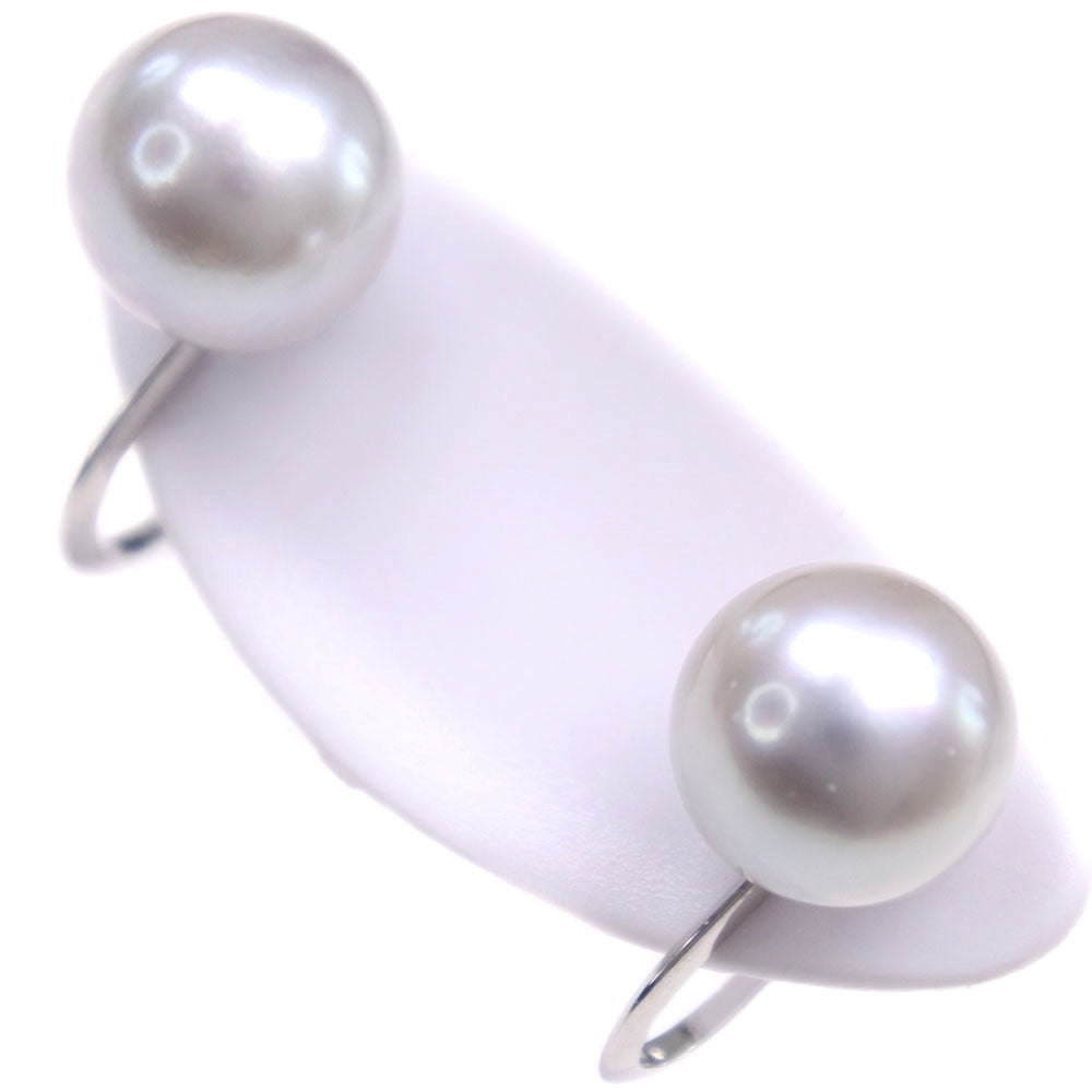 7.5mm Pearl Earrings in K14 White Gold for Women - Preowned A+ Rank