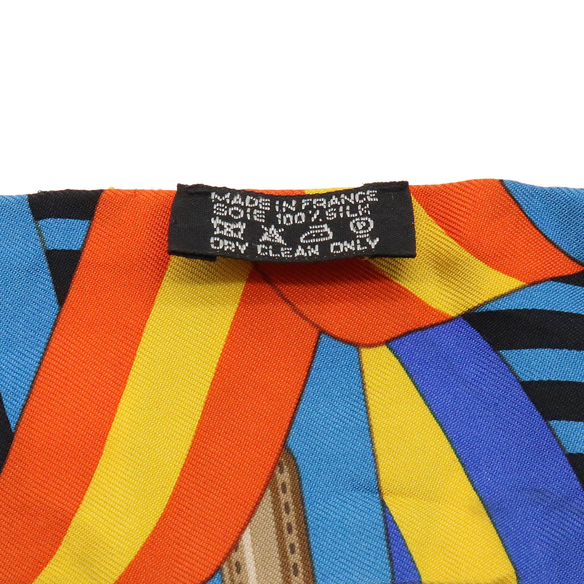 Hermes Silk Twilly Scarf Blue Multicolor