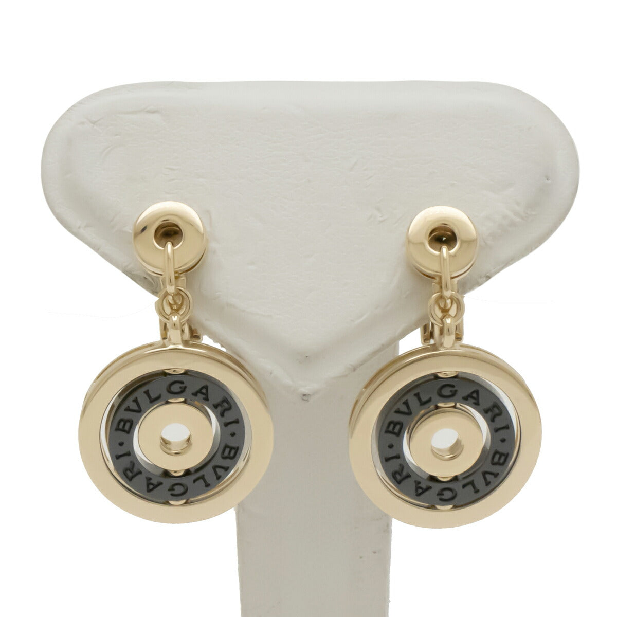 Bvlgari Astrale Earrings K18YG Ceramic