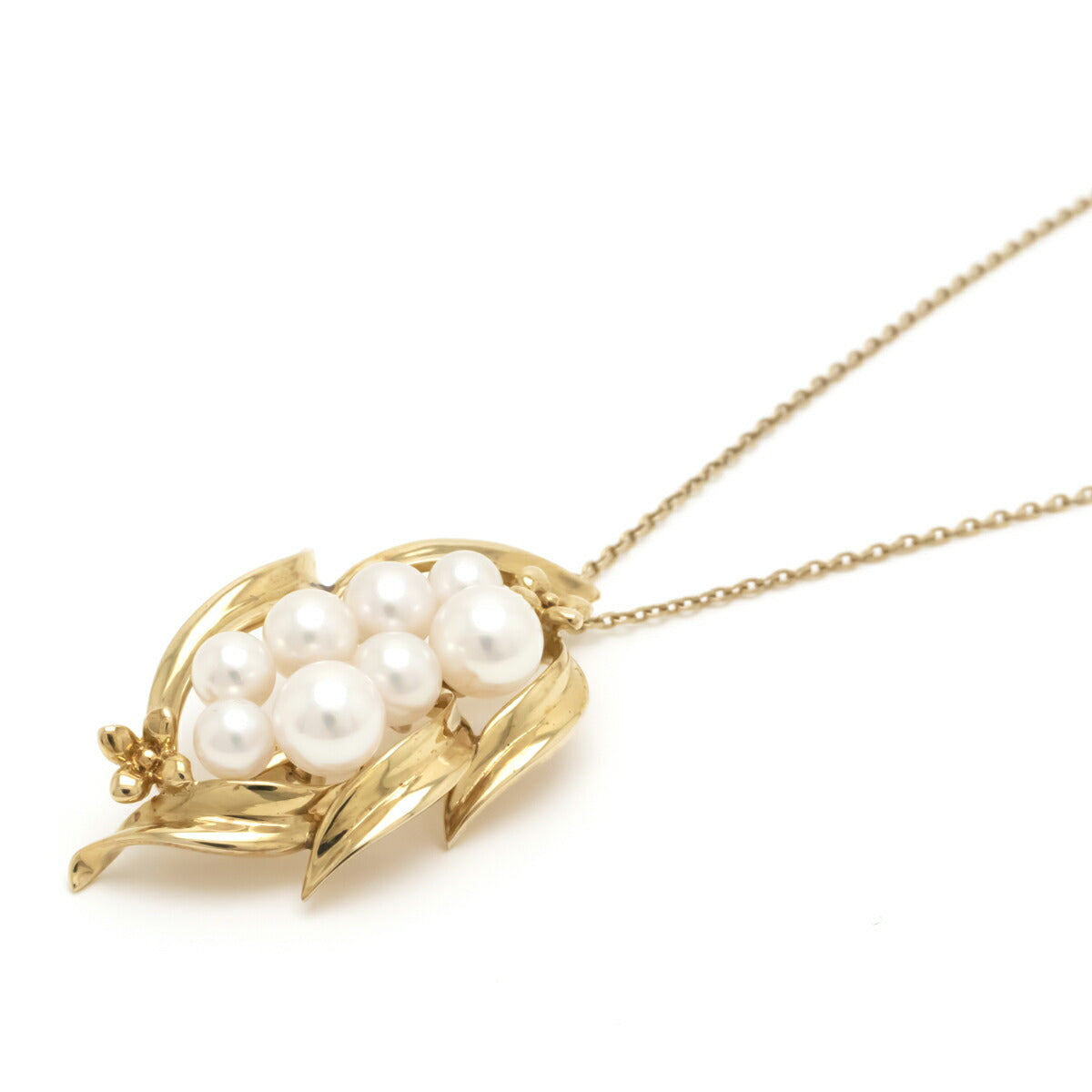 Mikimoto Pearl Necklace Pendant K14YG