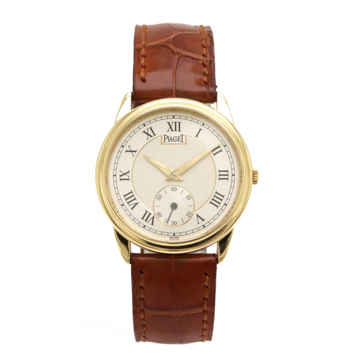 Piaget Governor Silver Dial Yellow Gold Watch