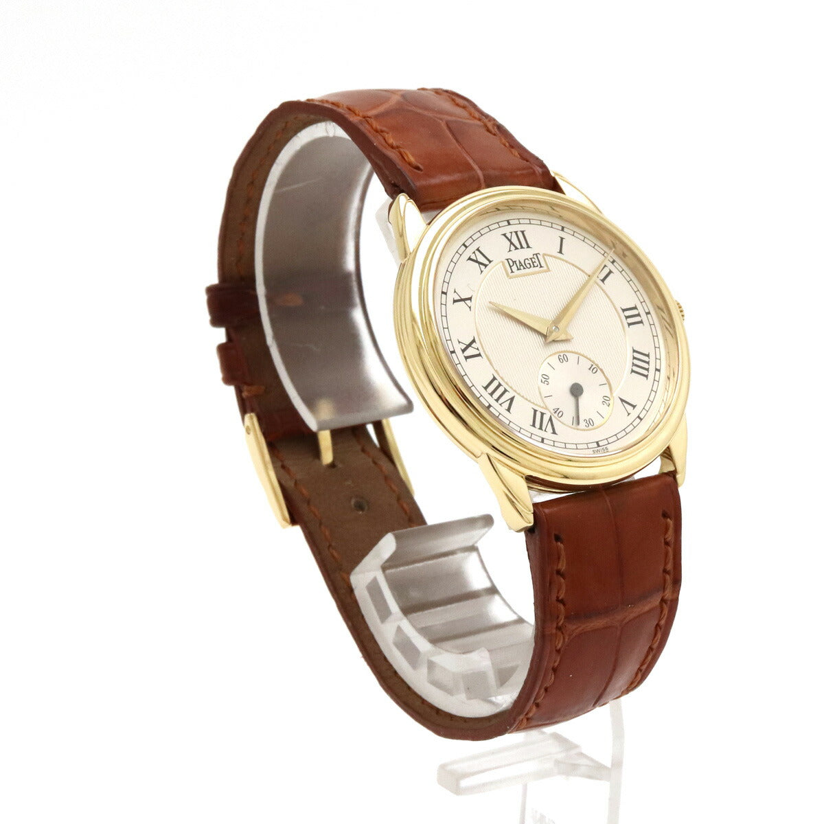 Piaget Governor Silver Dial Yellow Gold Watch