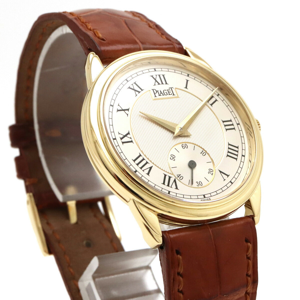 Piaget Governor Silver Dial Yellow Gold Watch