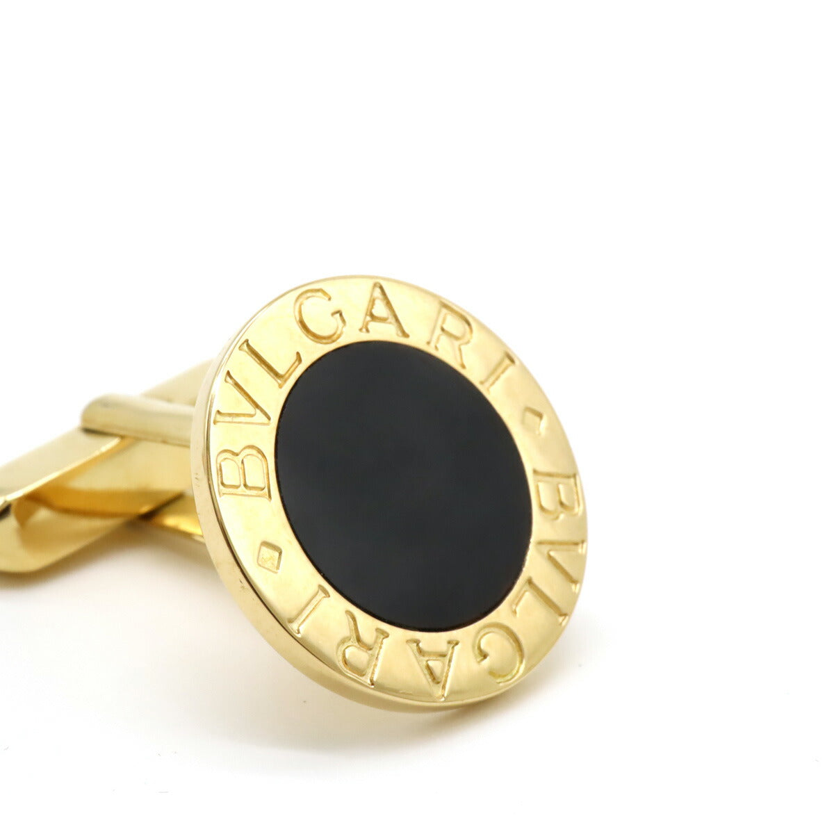 Bvlgari Onyx K18YG Cufflinks