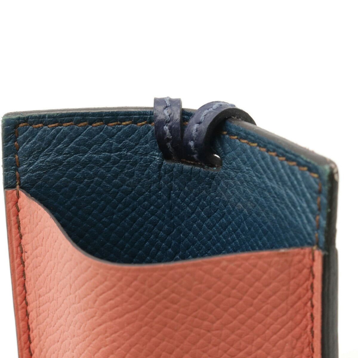 HERMES Petit H Card Case Leather