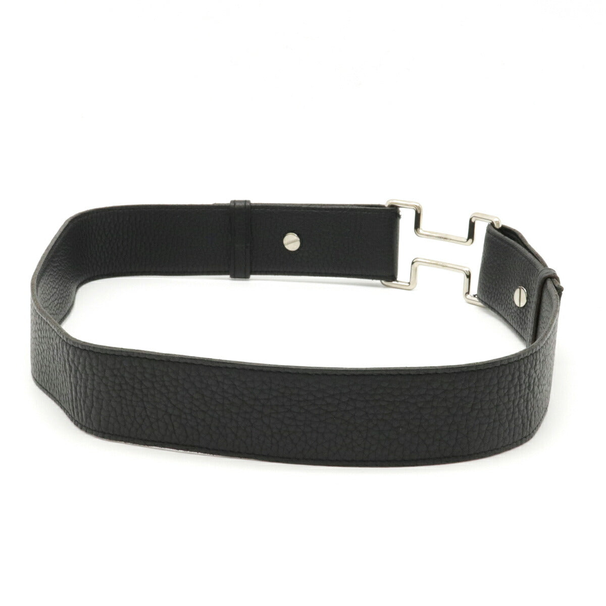 Hermes Tonight Belt Black Leather