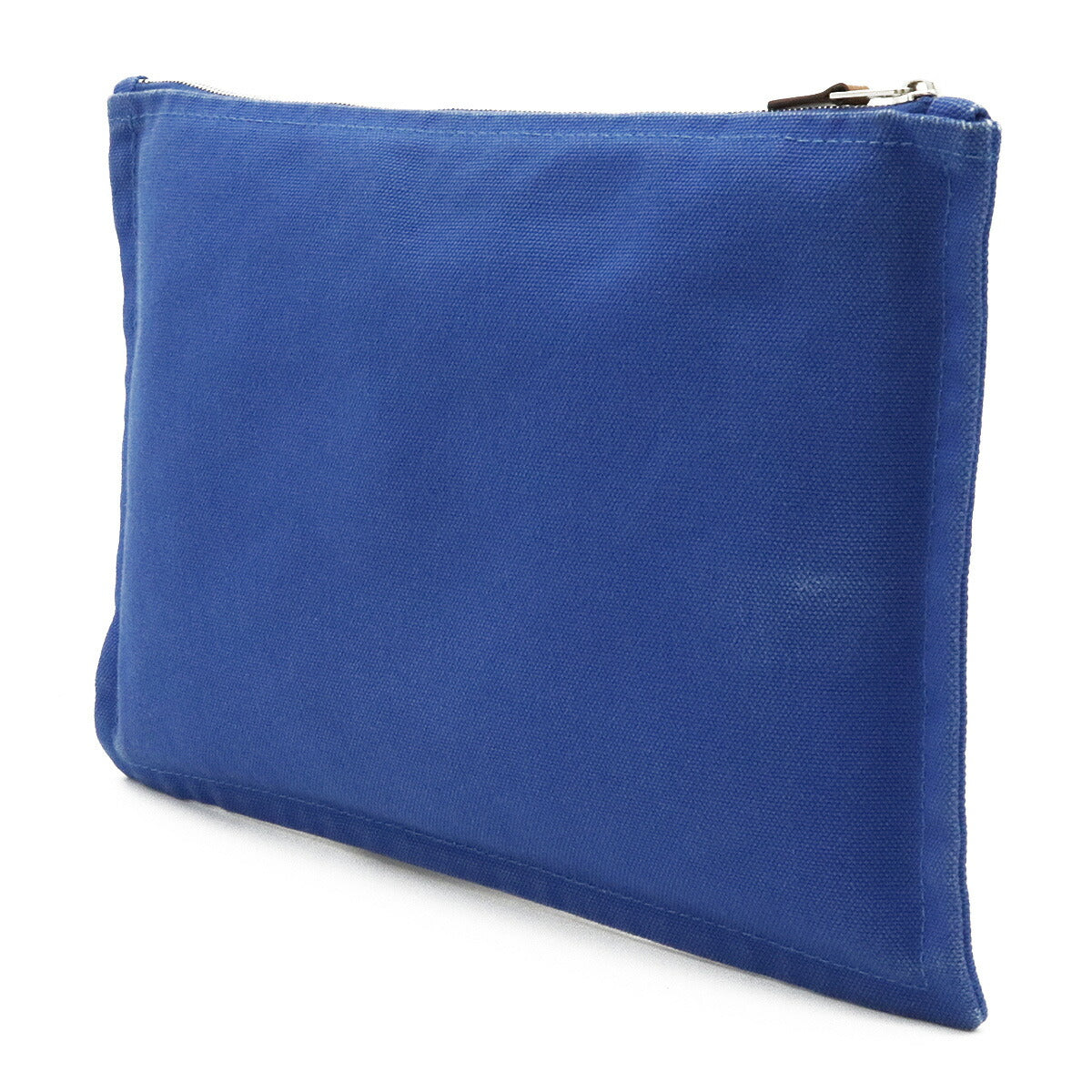 Hermes Yachting GM Canvas Clutch Blue