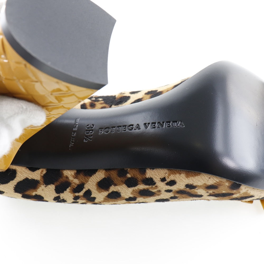 Bottega Veneta Leopard Print Leather Pumps