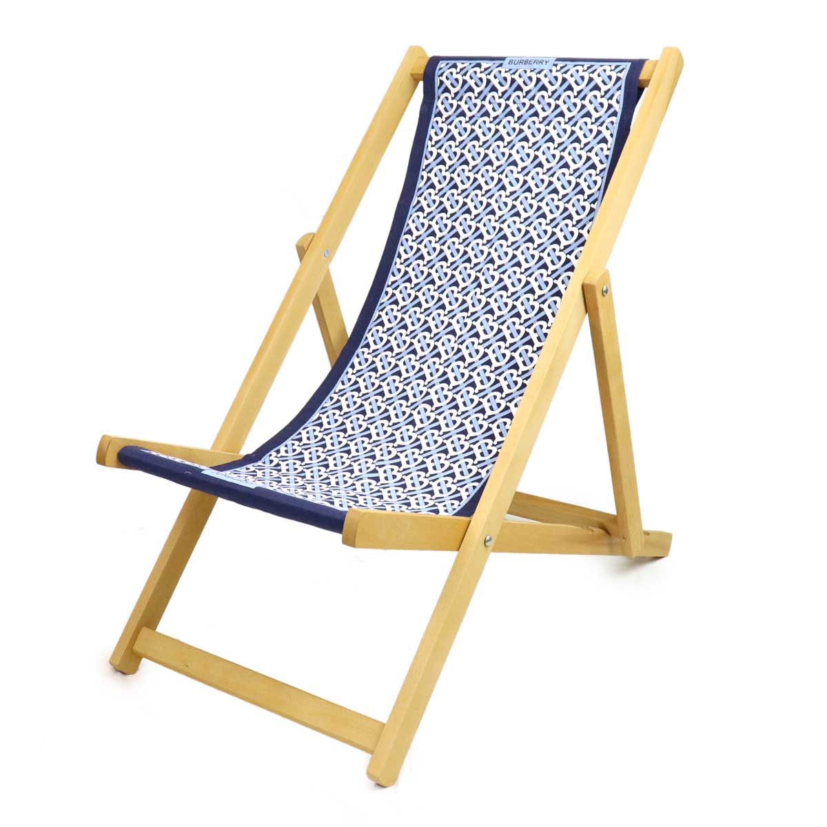 Burberry Monogram TB Logo Folding Deck Chair