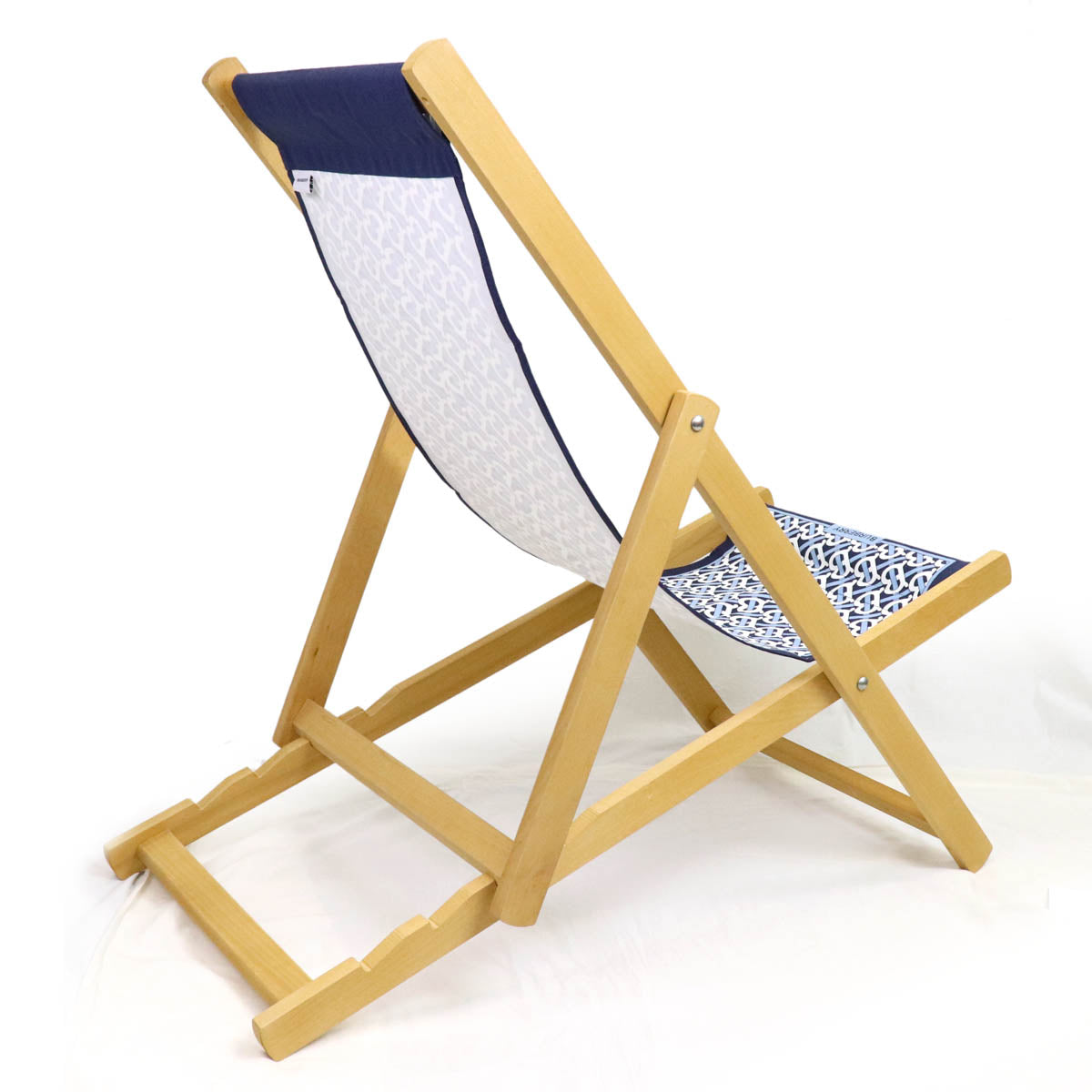 Burberry Monogram TB Logo Folding Deck Chair