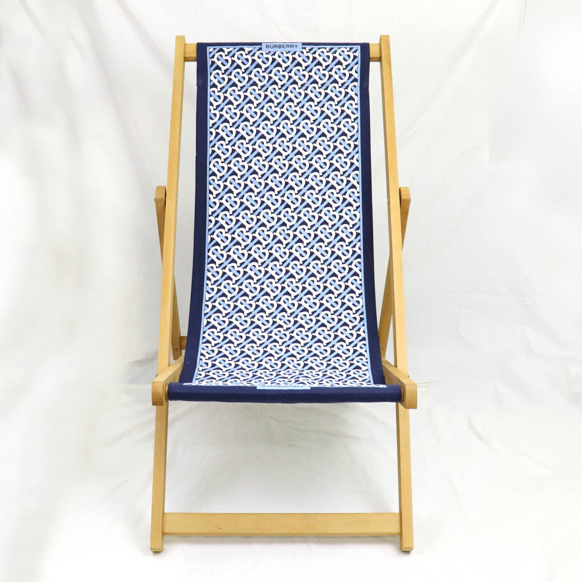 Burberry Monogram TB Logo Folding Deck Chair