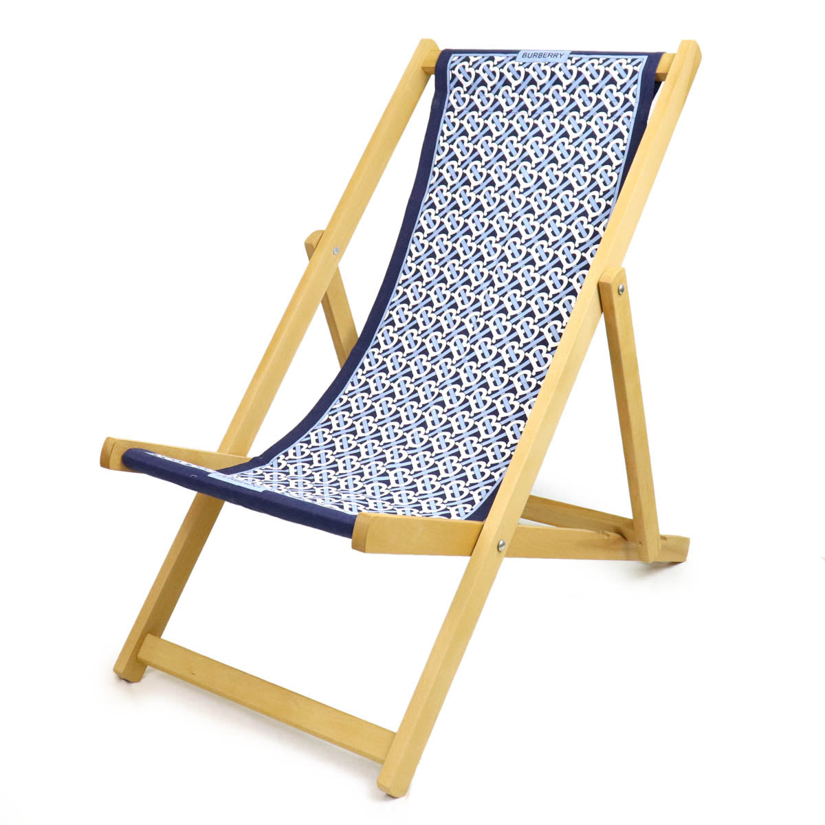 Burberry Monogram TB Logo Folding Deck Chair