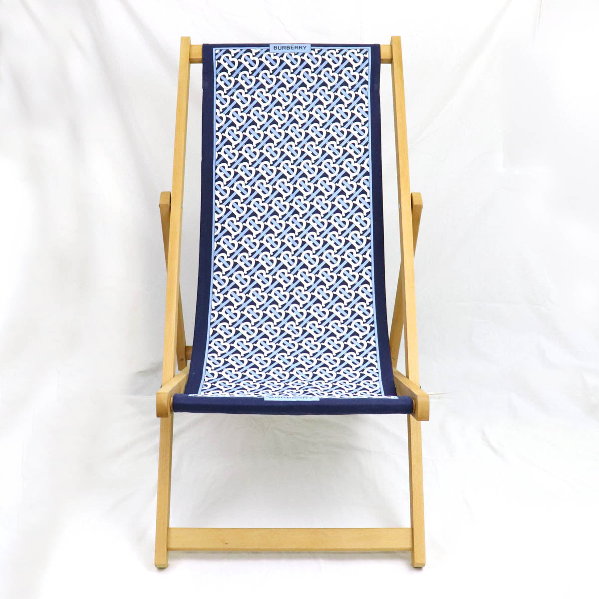 Burberry Monogram TB Logo Folding Deck Chair