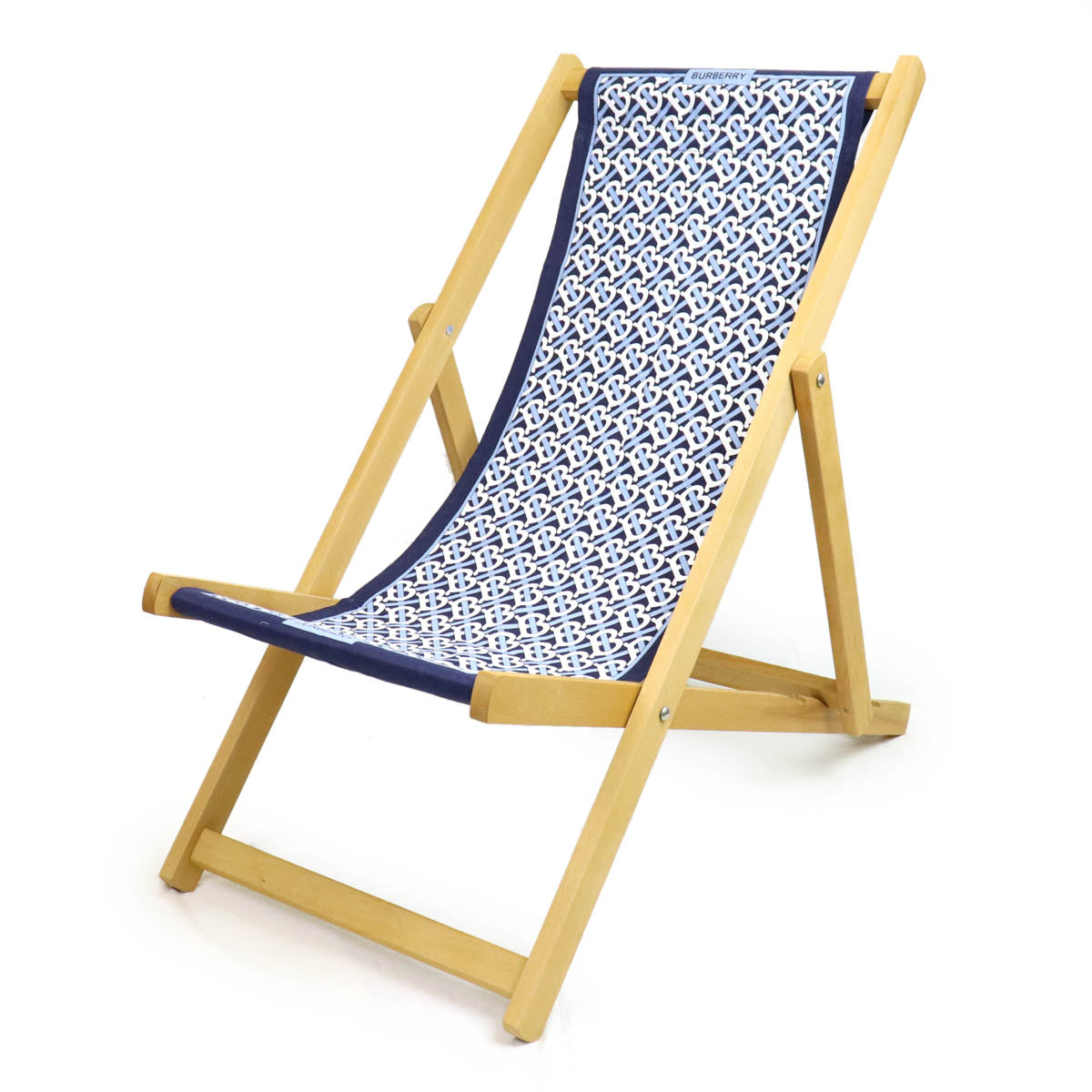 Burberry Monogram TB Logo Folding Deck Chair