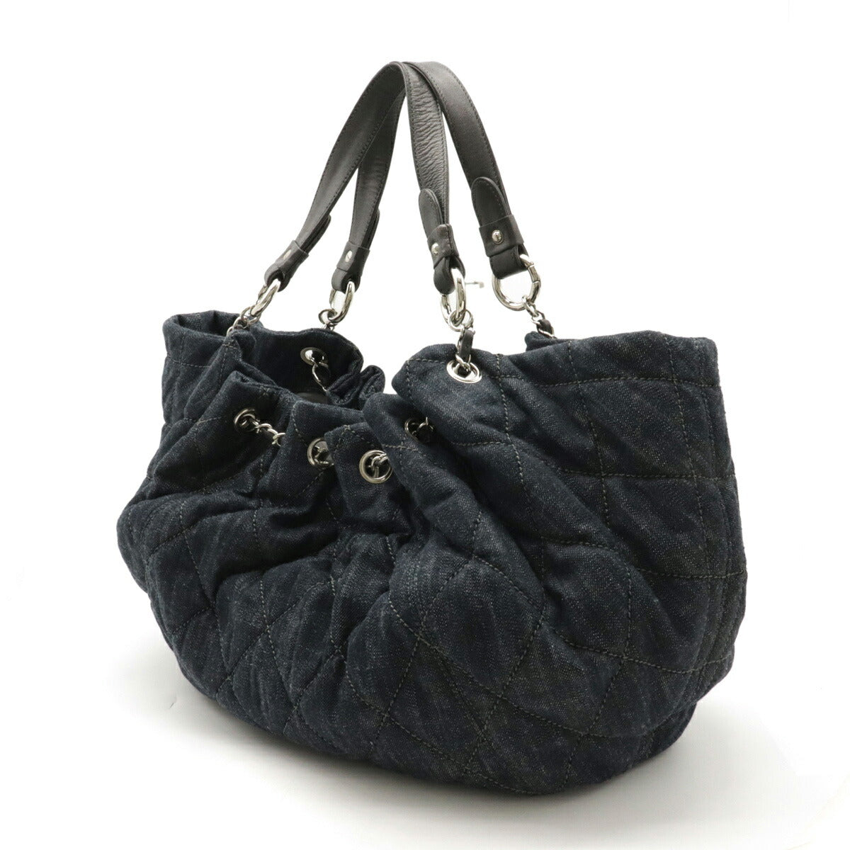 Chanel Denim Leather Coco Cabas GM Tote