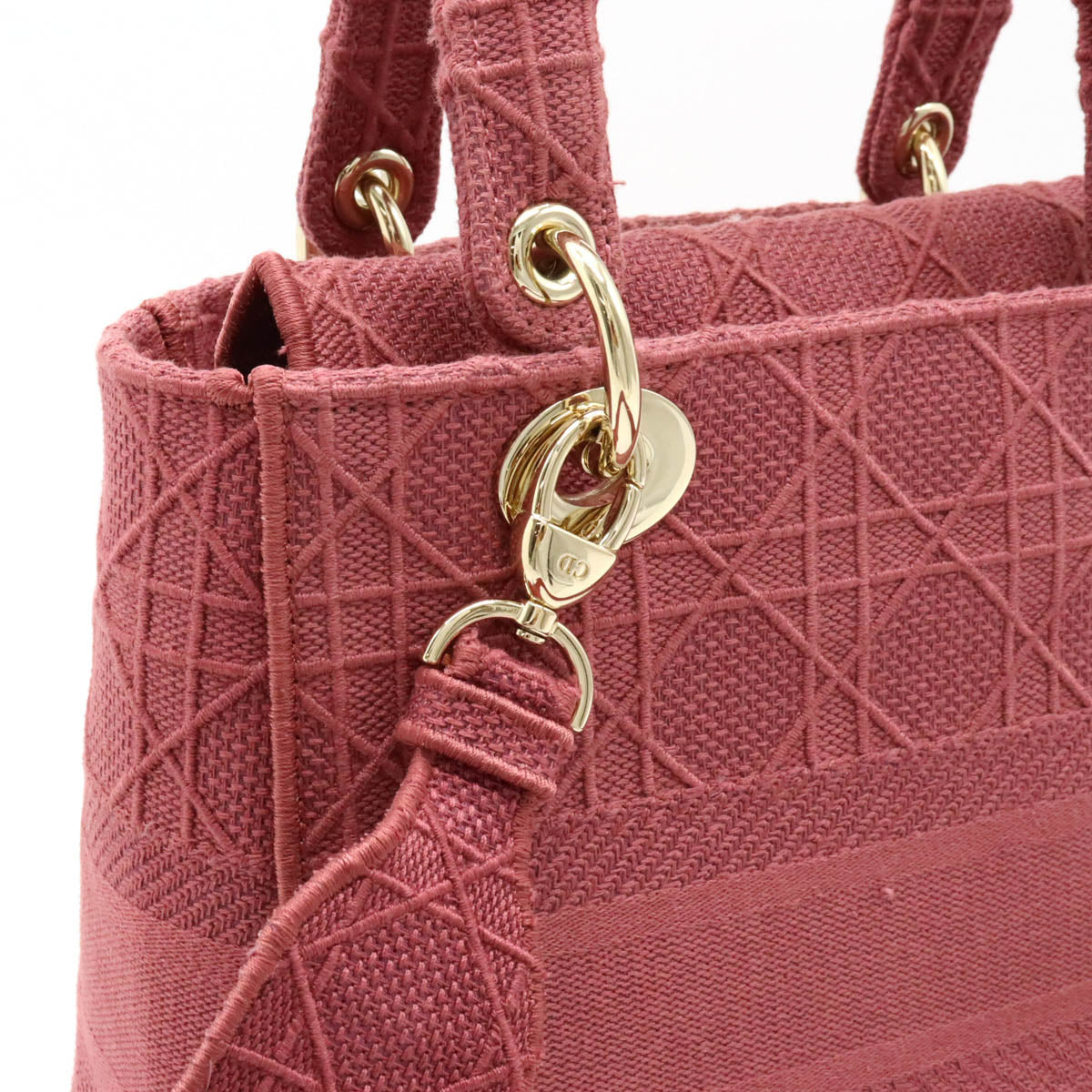 Dior Lady D-Lite Medium Embroidered Canvas Bag