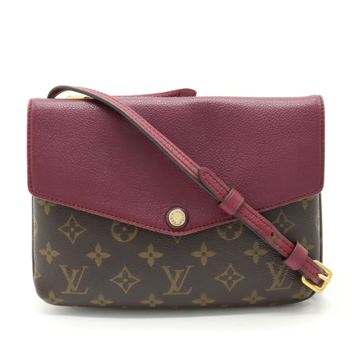 Louis Vuitton Monogram Twice Shoulder Bag M50183 in Very Good Condition