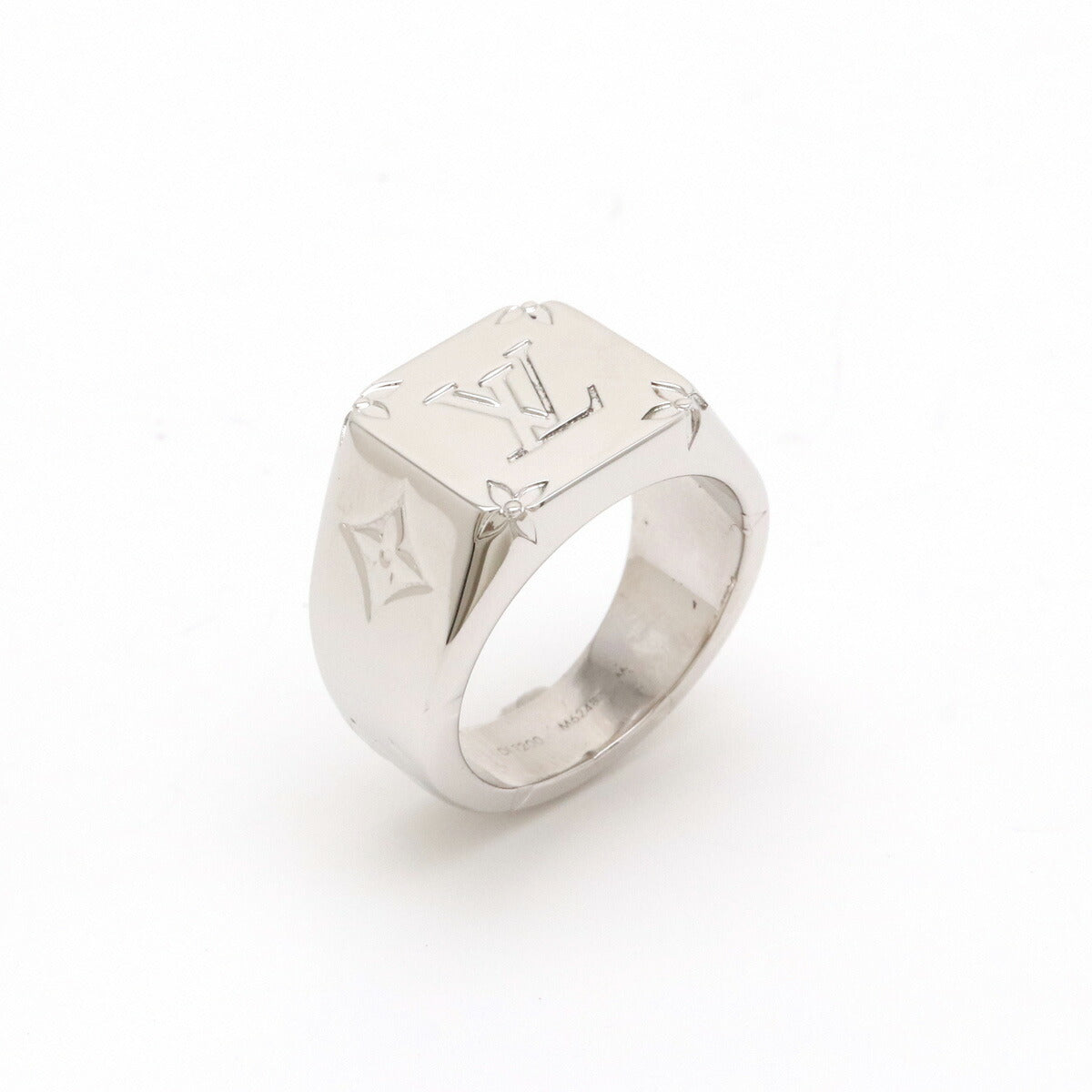 Louis Vuitton Signet Ring Silver M62487