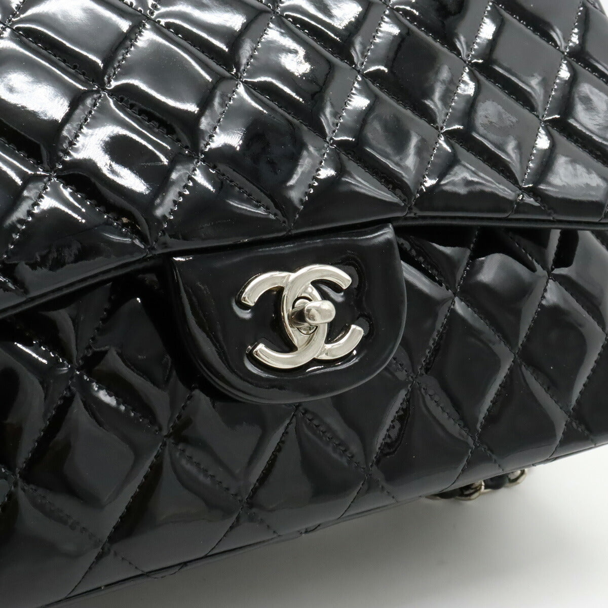 Chanel Patent Leather Matelasse Chain Shoulder Bag