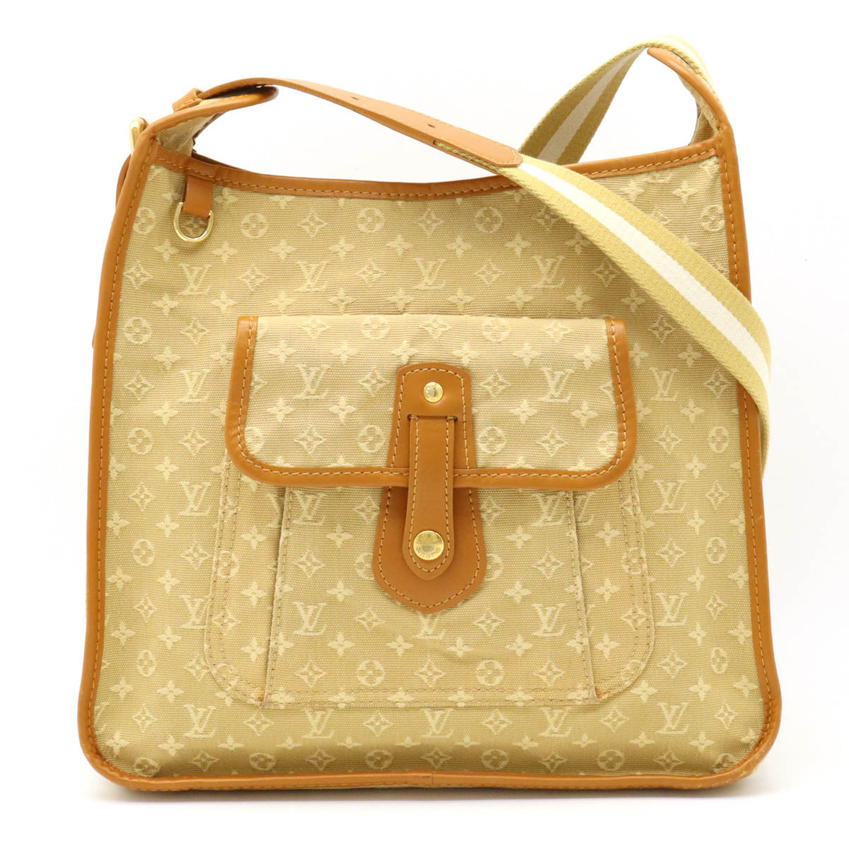 Louis Vuitton Monogram Mini Canvas Leather Shoulder Bag M92323 in Great Condition