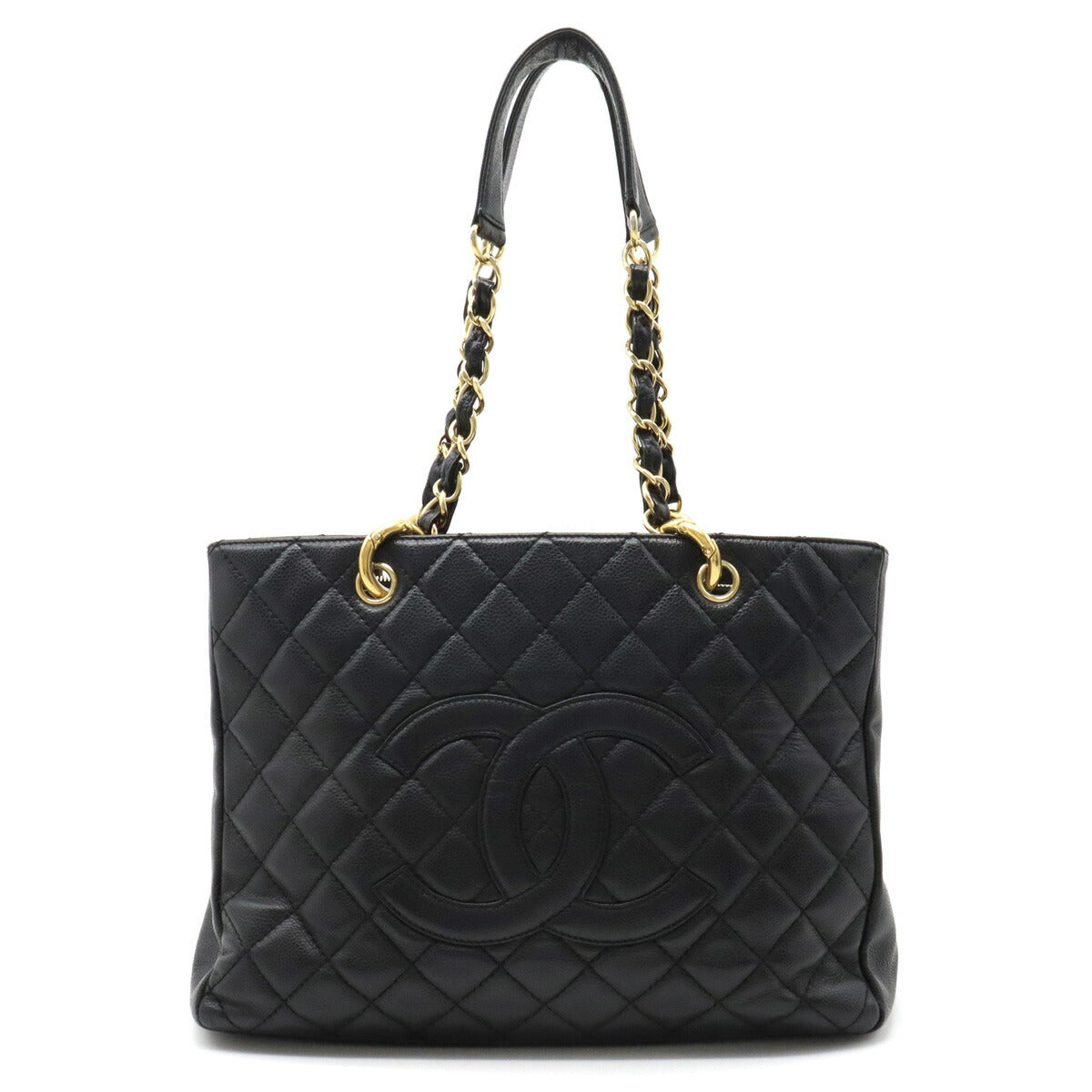 Chanel Caviar Leather Matelasse Tote Bag A50995