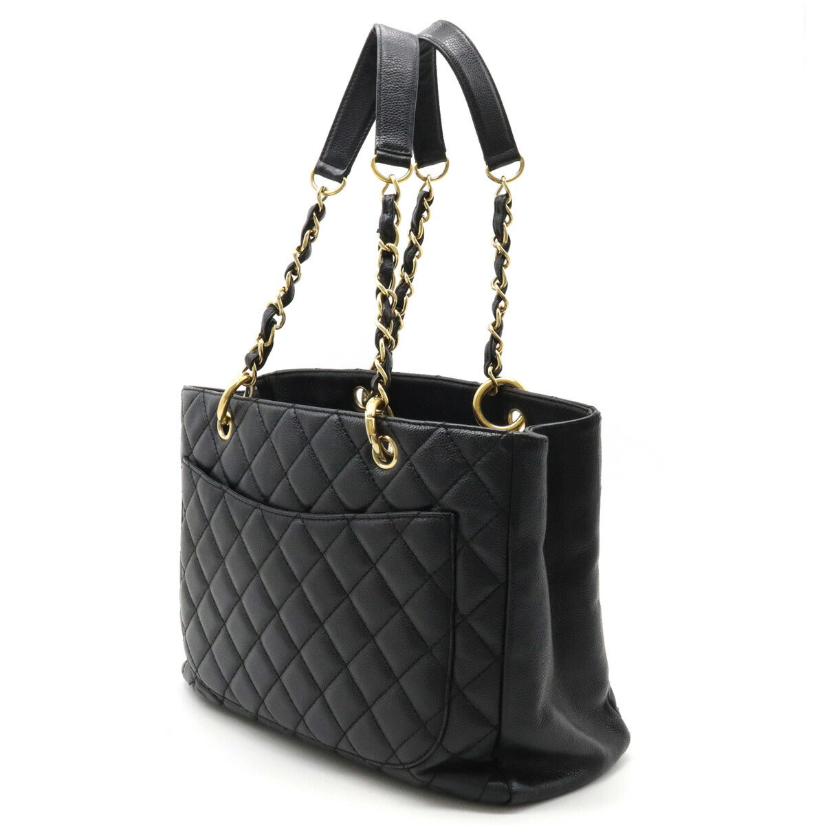 Chanel Caviar Leather Matelasse Tote Bag A50995