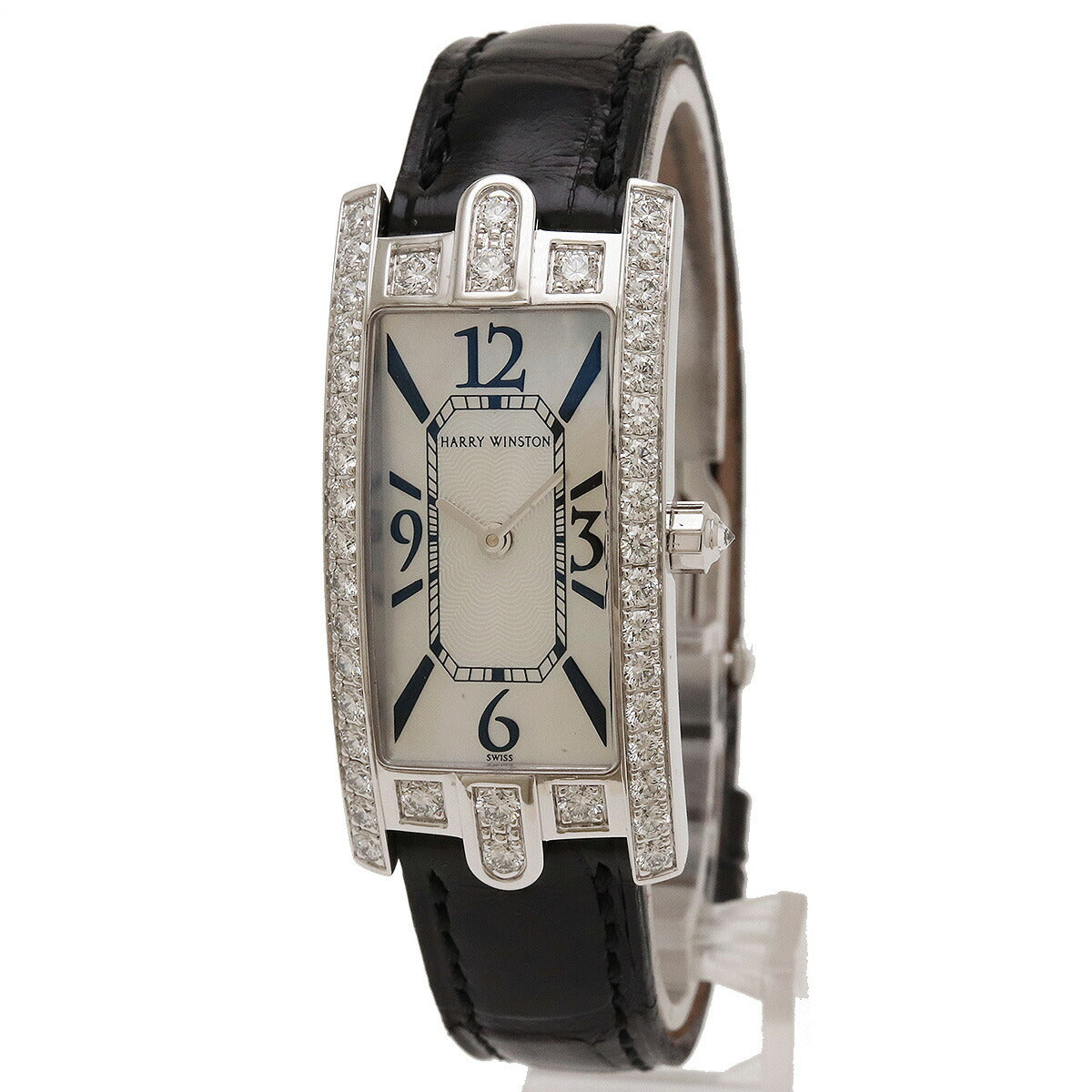 Harry Winston Avenue C Mini Diamond Quartz Watch