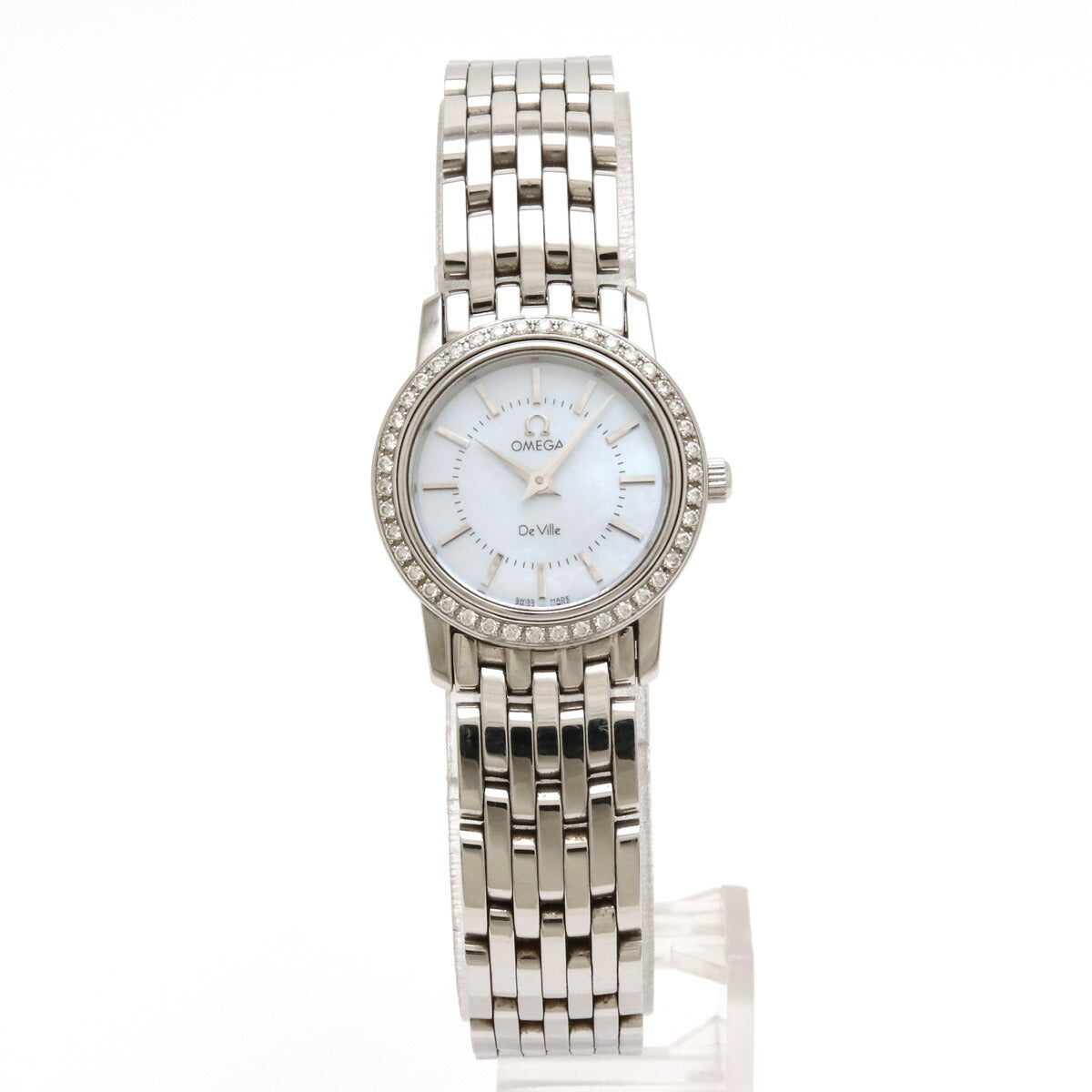 Omega De Ville Prestige Diamond Bezel Quartz Watch