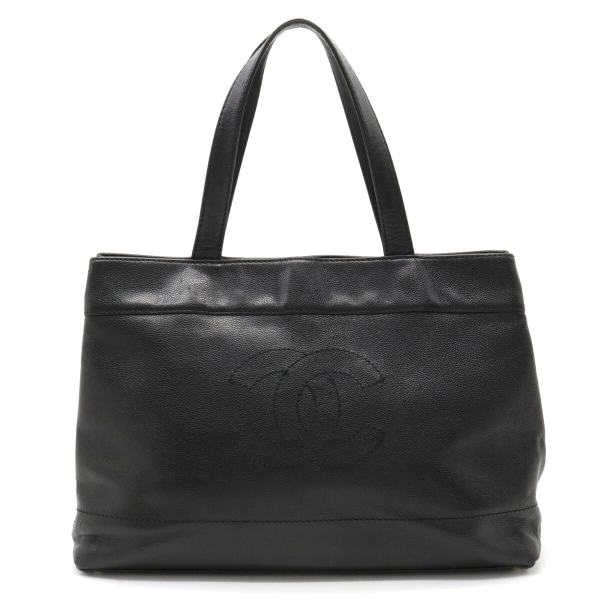 Chanel Caviar Skin Coco Mark Tote Bag