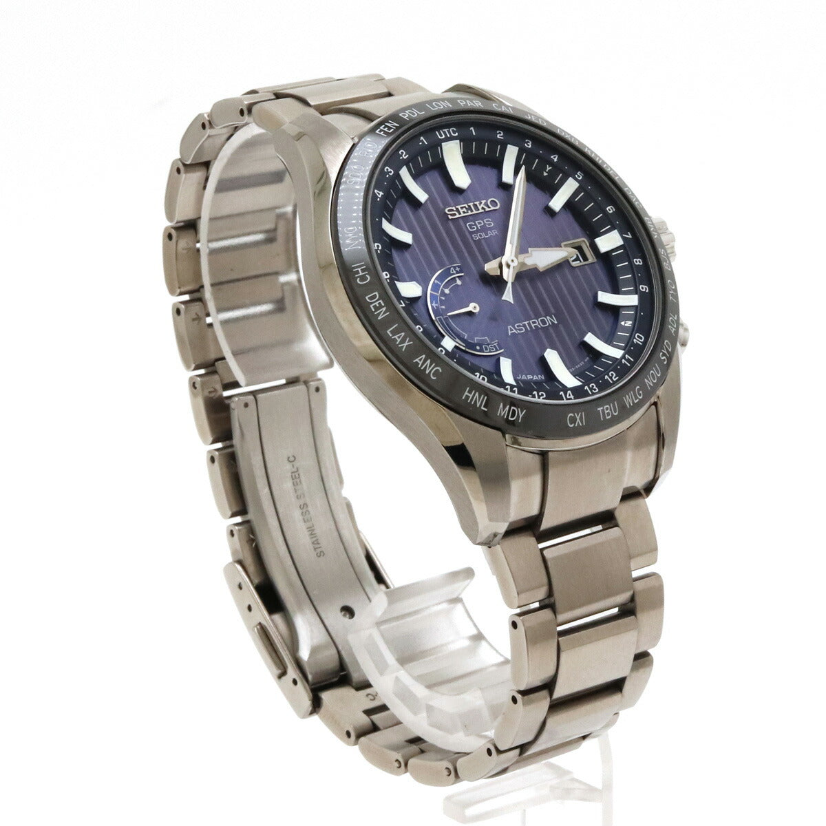 Seiko Astron Solar GPS Blue Dial Men's Watch