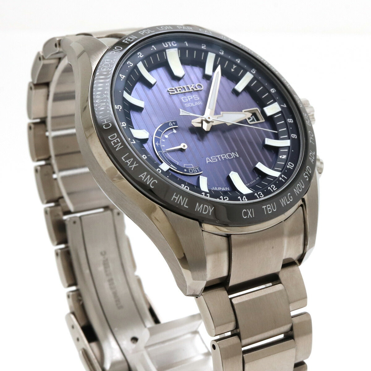 Seiko Astron Solar GPS Blue Dial Men's Watch