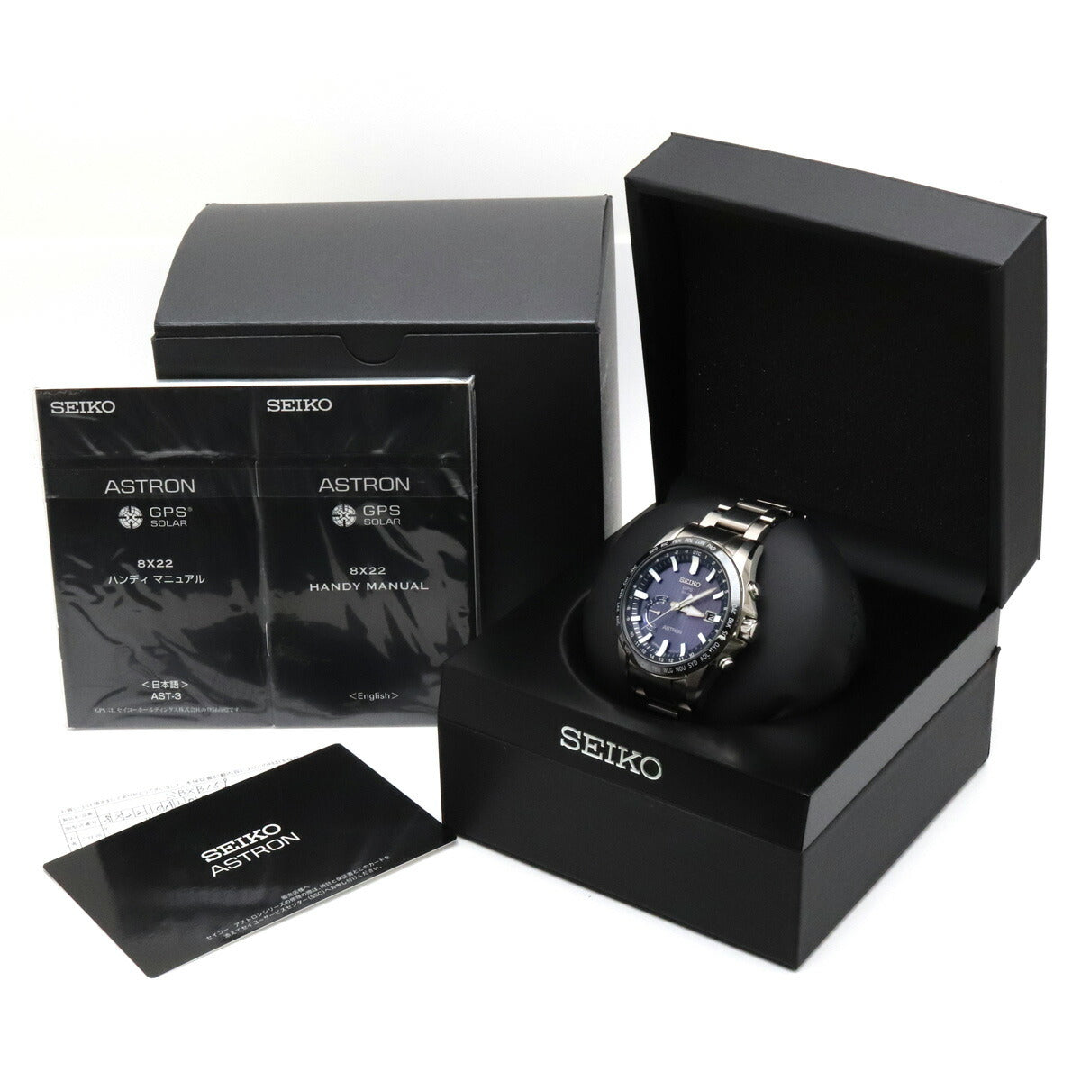 Seiko Astron Solar GPS Blue Dial Men's Watch