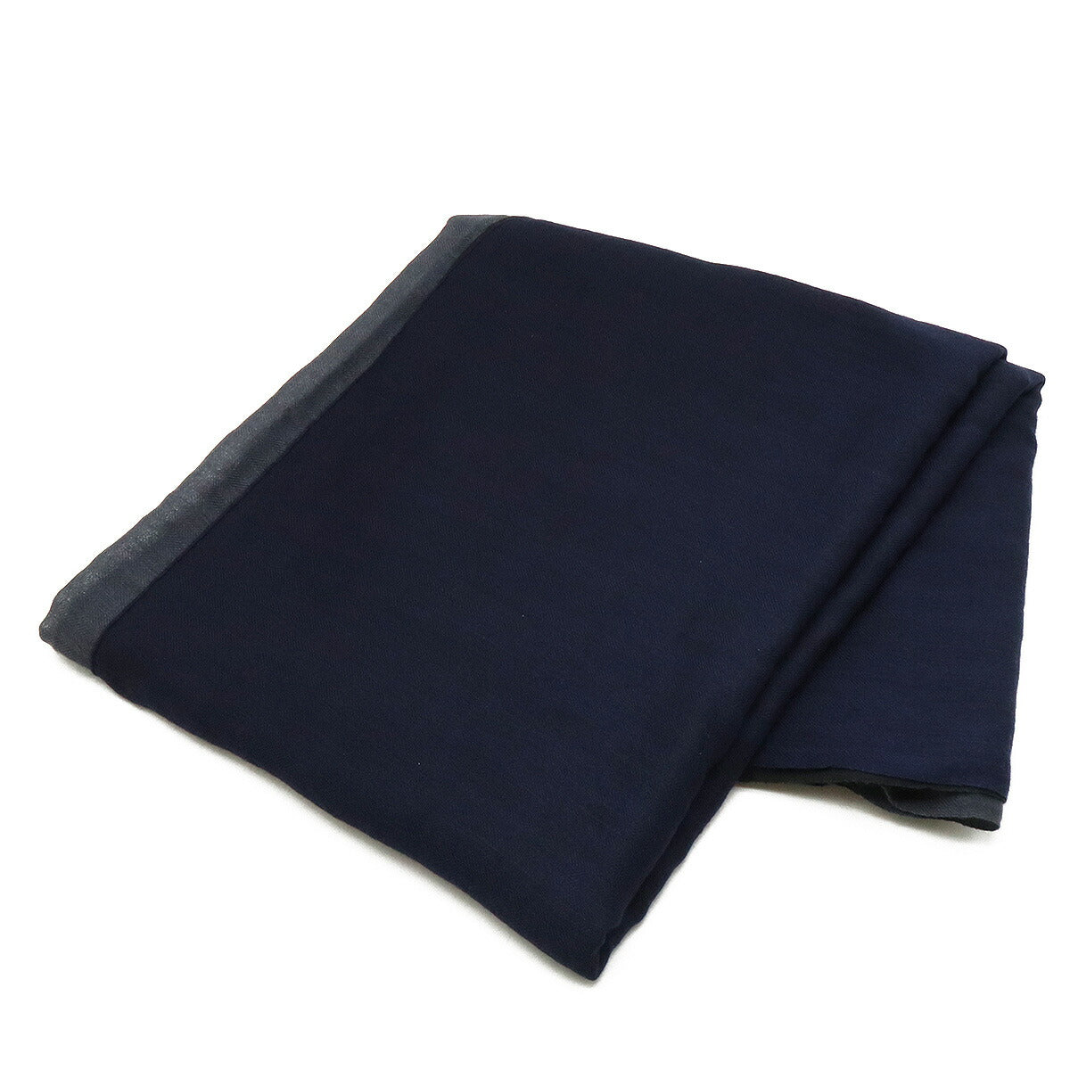 Hermes Cashmere Scarf Blue Black Gray