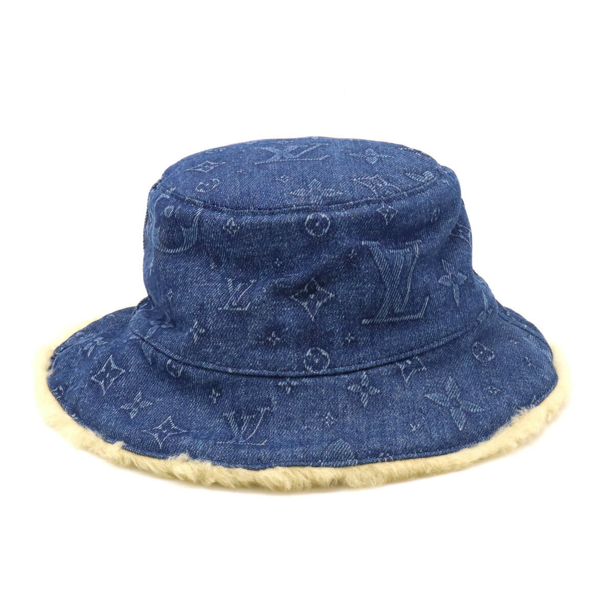 Louis Vuitton Shearling Monogram Hat M77127