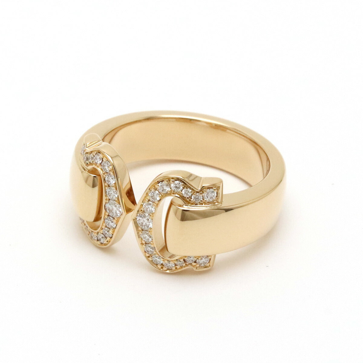 Cartier 2C Diamond Ring K18YG