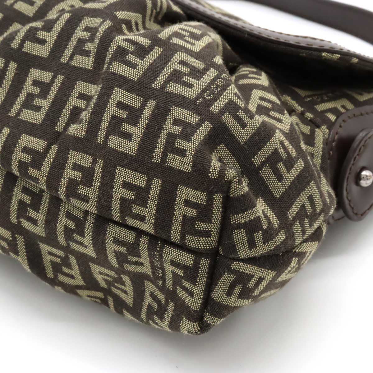 Fendi Zucchino Chef Canvas Shoulder Bag in Great Condition